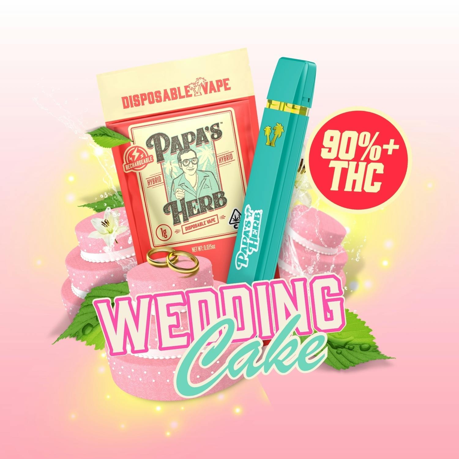 wedding cake disposable vape pen Wedding Cake Runtz Disposable THC Vape Pen (indica)