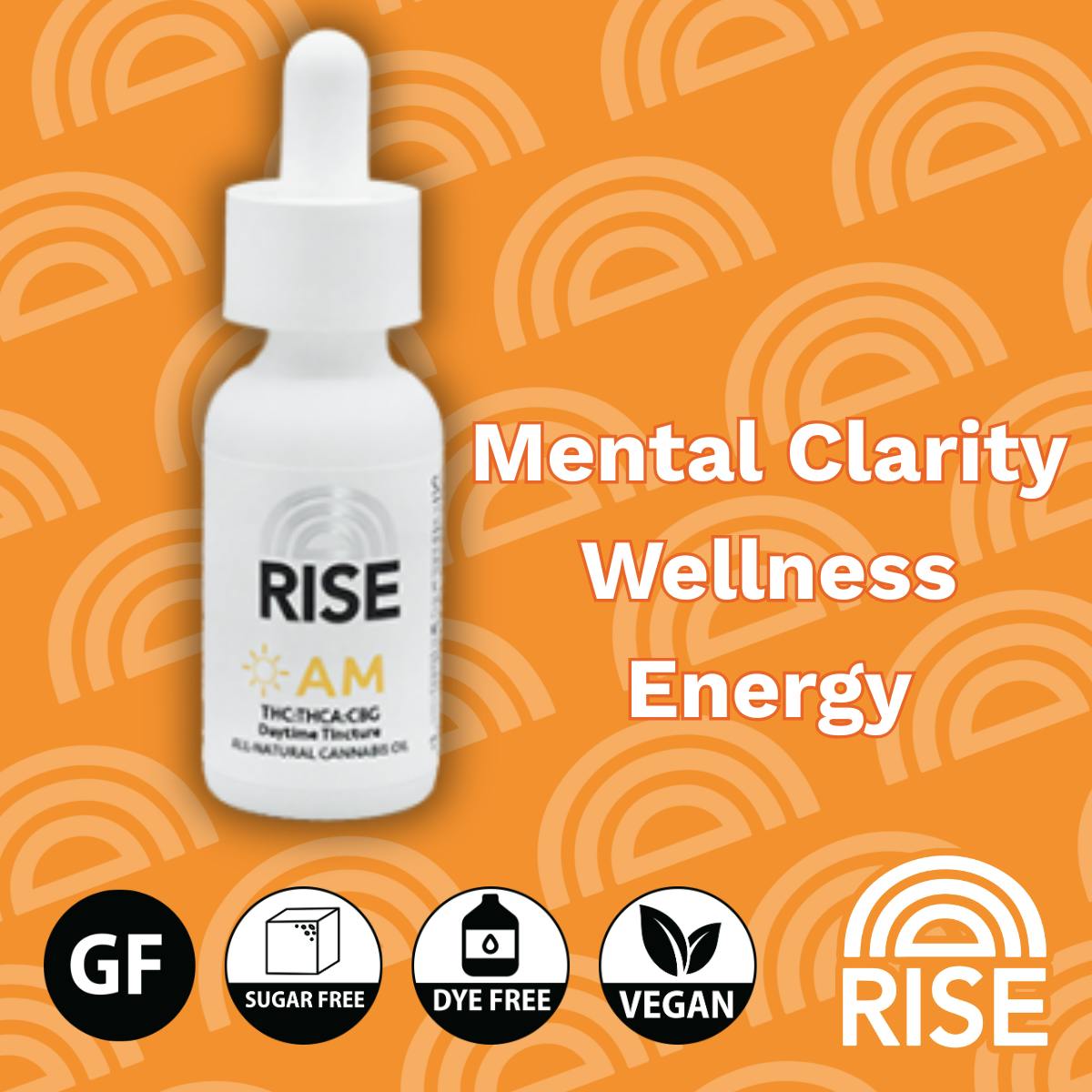 RISE AM Tincture – 600MG by RISE