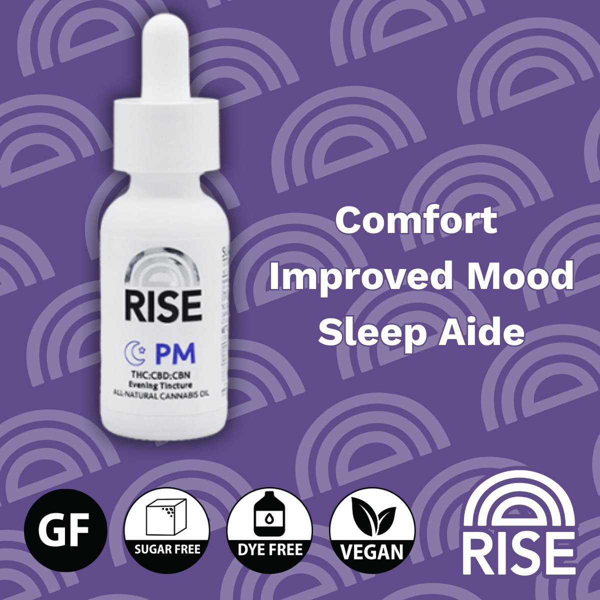 RISE PM Tincture – 600MG by RISE