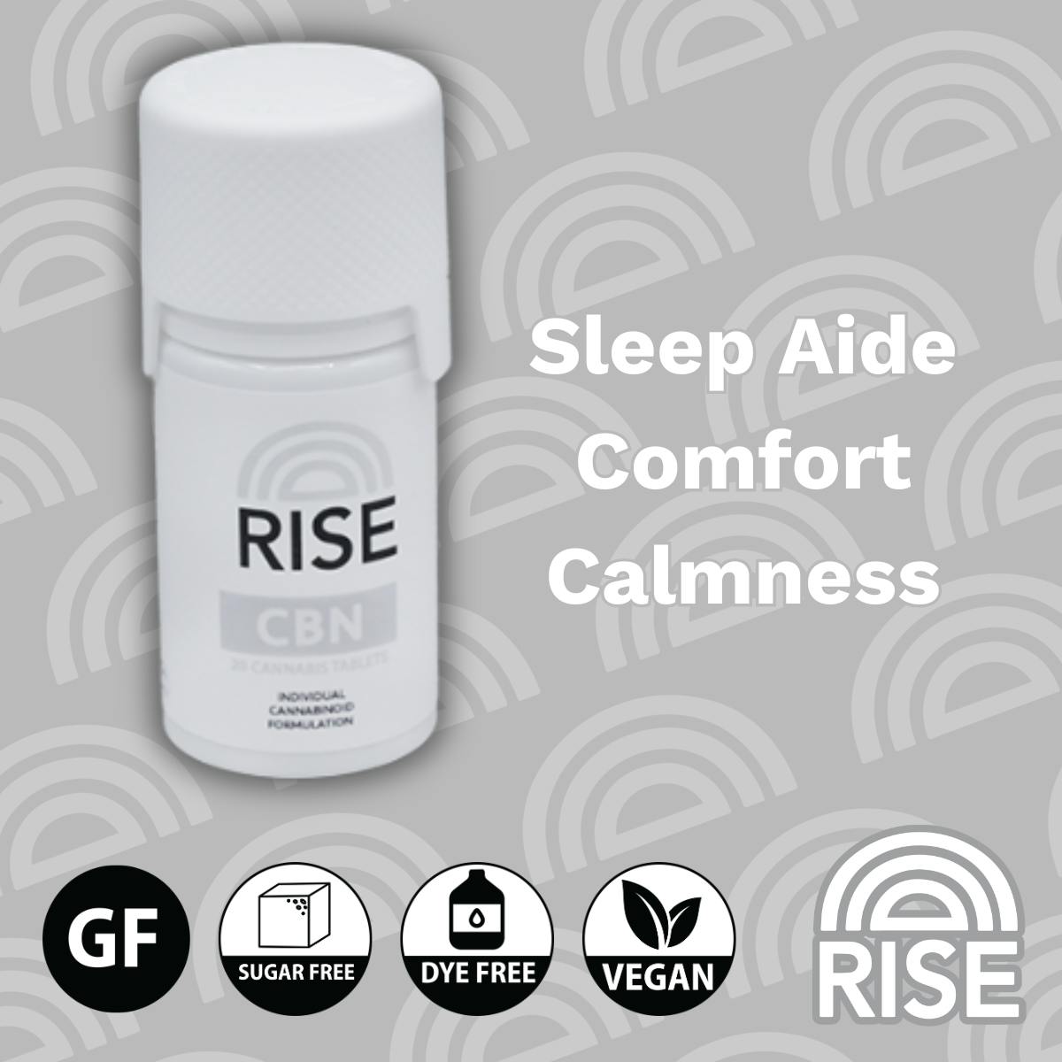 RISE CBN Tablets (20 count)
