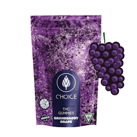 Choice Chews - Granddaddy Grape Gummies (Indica) - 100mg