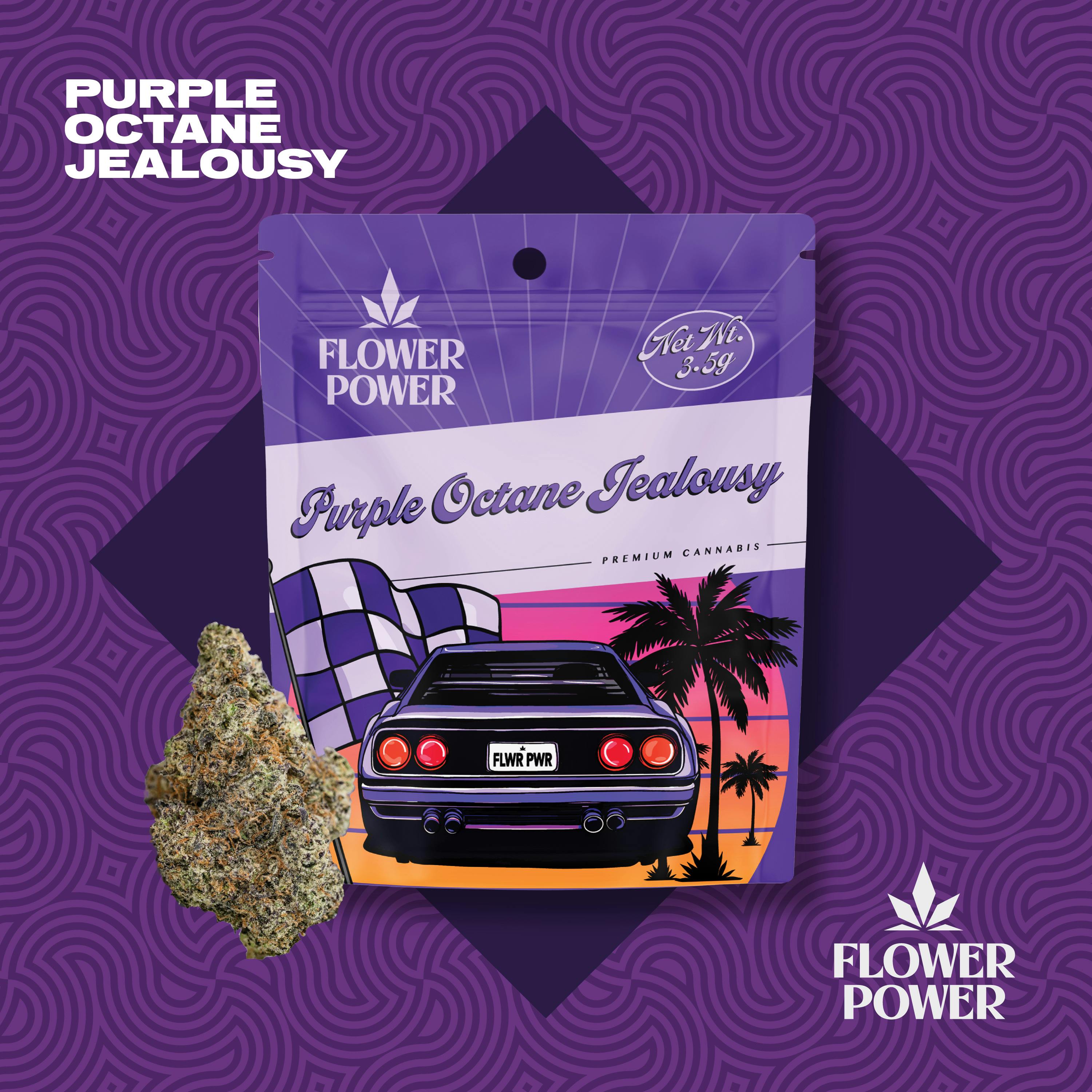 Purple Octane Jealousy 3 5g Pre Pack Flower Power Cannabis