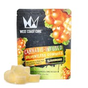 Cloudberry Flavored solventless hash- 10 Gummies (10mg each)