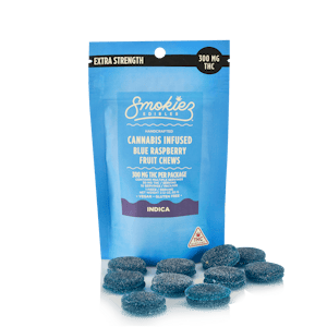 Smokiez Edibles - Smokiez - Edibles - Sweet Blue Raspberry - 100MG - 10PK