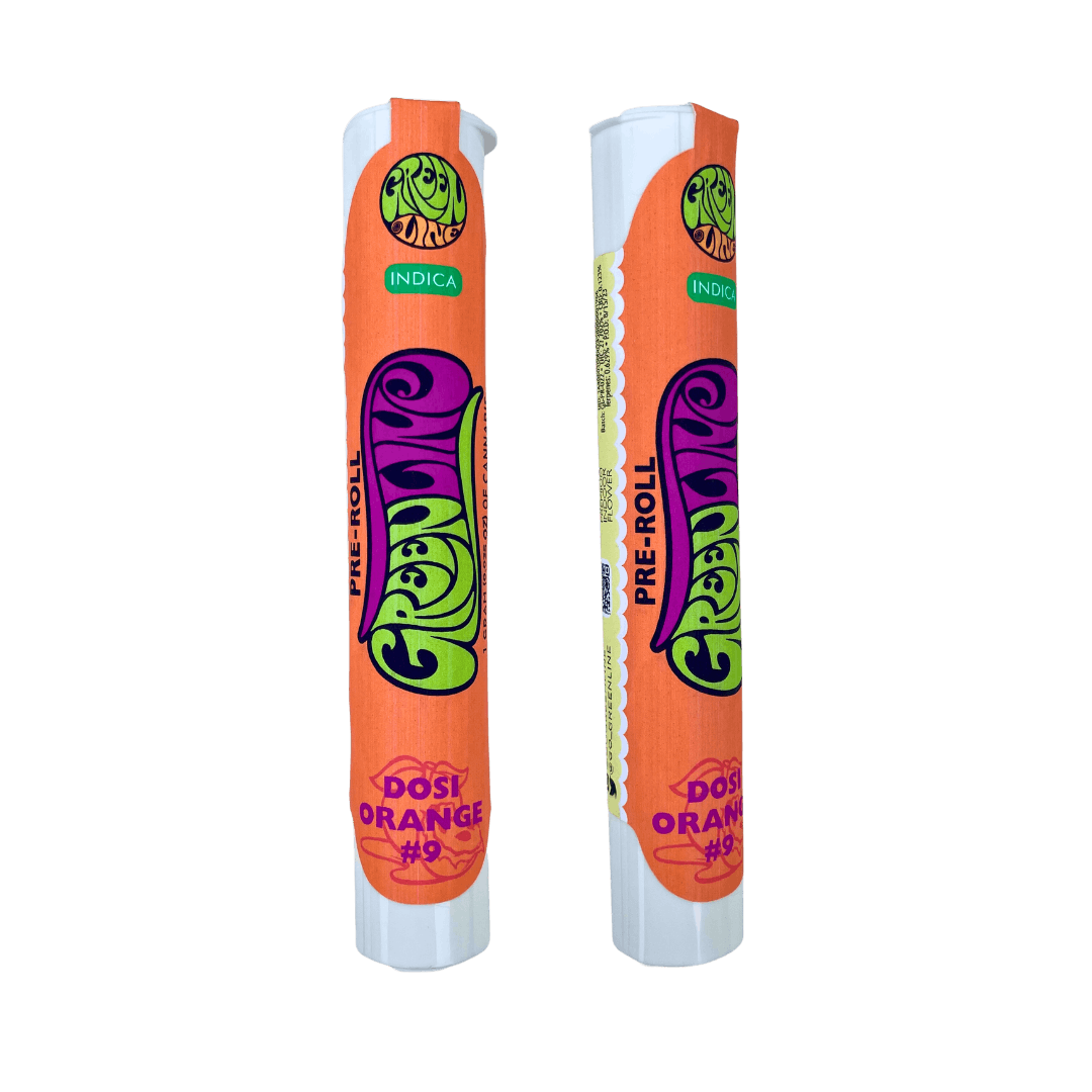 Dosi-Orange #9 - 100% Indoor Flower Pre-Roll - 1G - Greenline