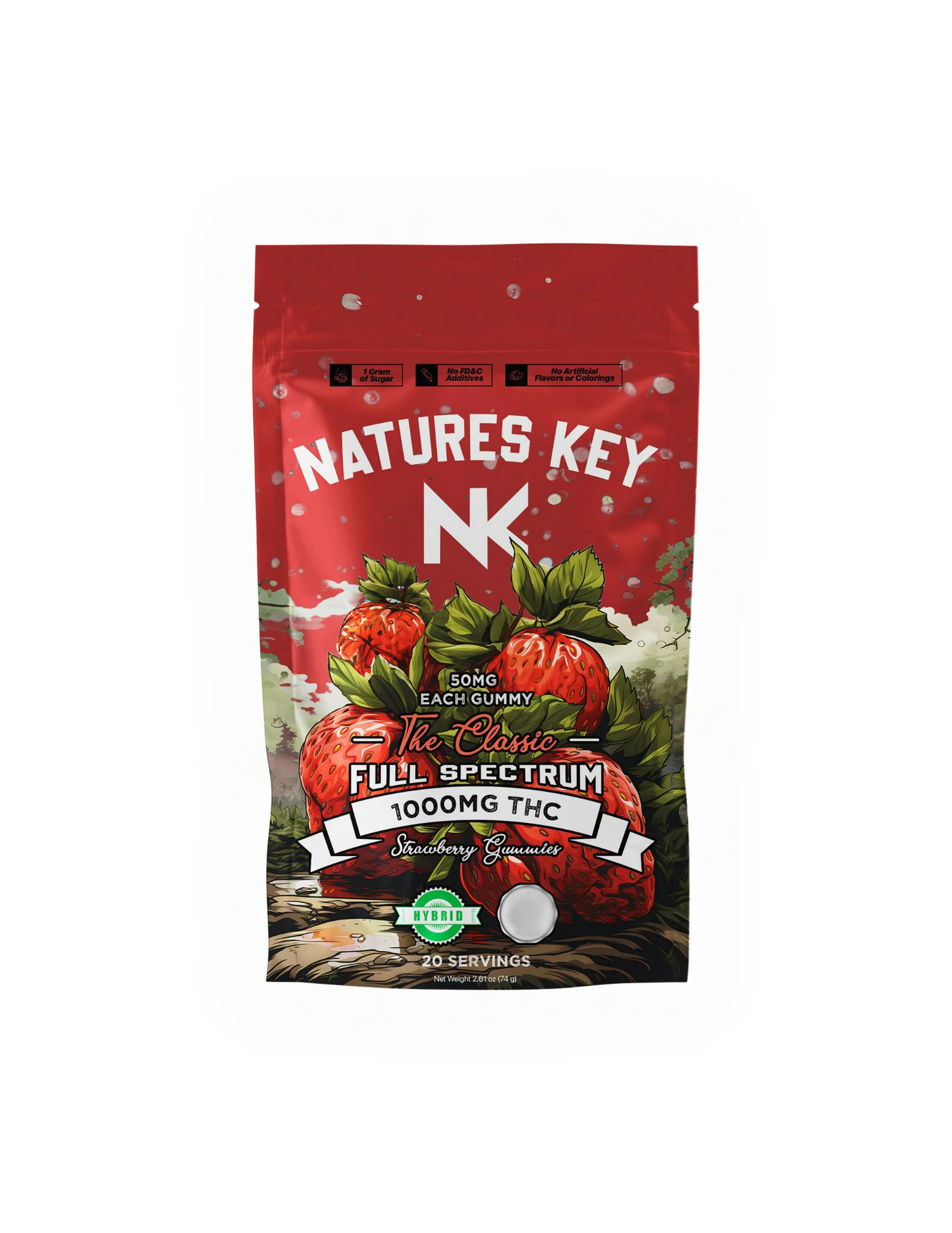 Strawberry | 1000mg | Hybrid gummies