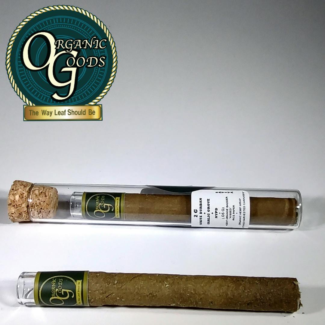 Organic Goods OG Badder Kissed TF Blunt White Durban x Garlic Grove x
