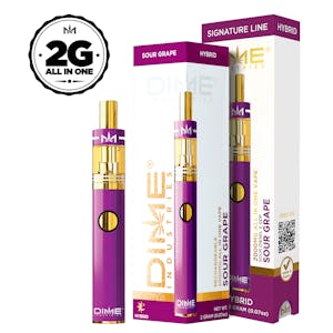 DIME INDUSTRIES - Dime 2000MG DISPOSABLE Sour Grape(Hybrid)