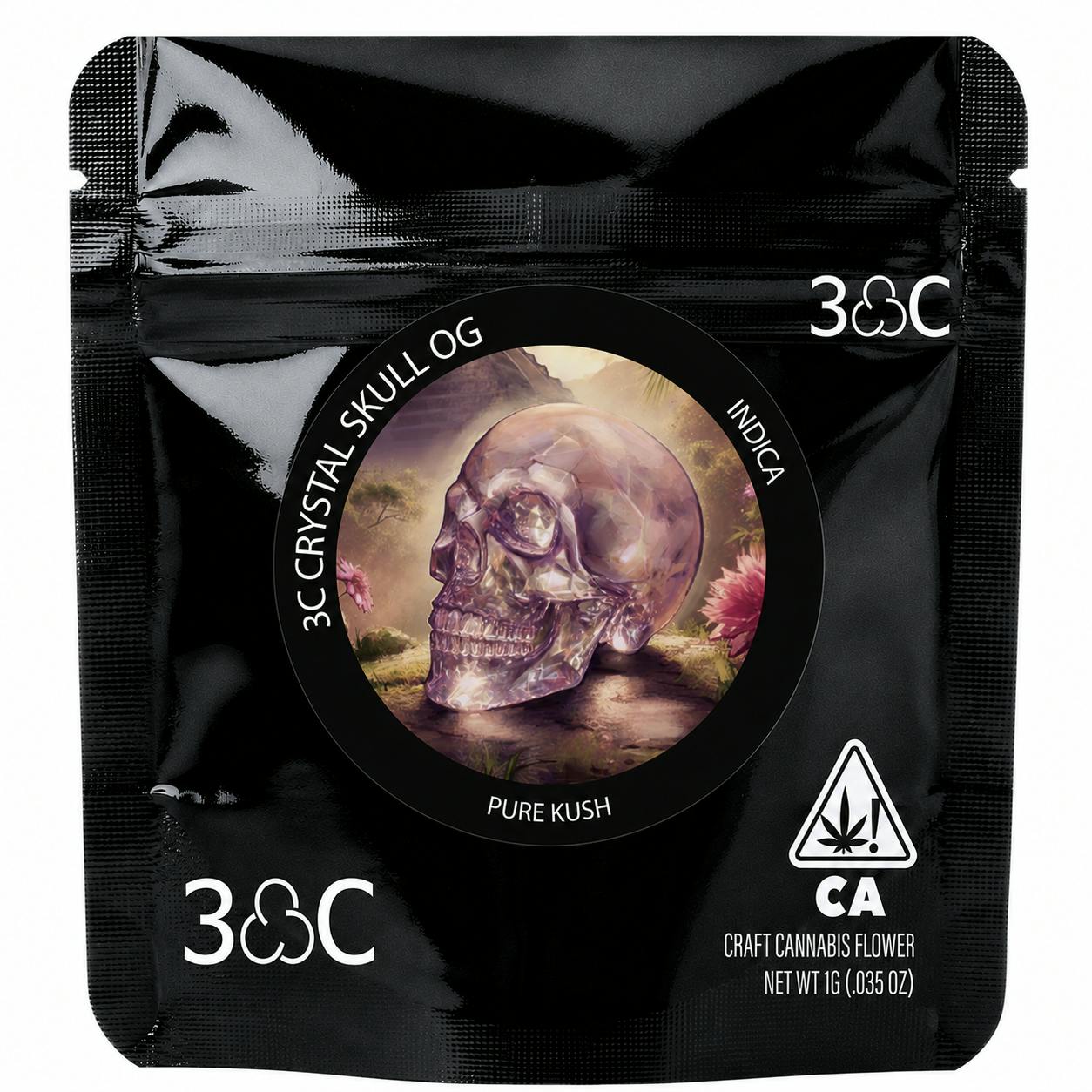 3C | Crystal Skull OG | 1 Gram Pouch