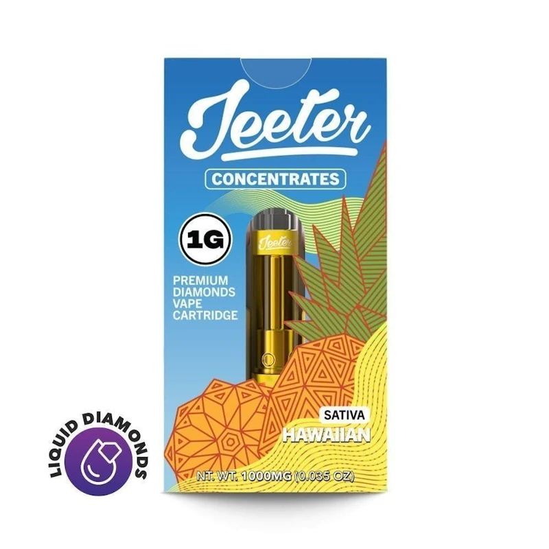 Jeeter Hawaiian · Premium Diamonds Cartridge · 1g, Cartridges
