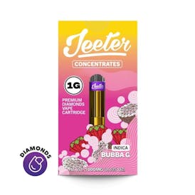 Jeeter Juice Liquid Diamonds Vape Cartridge - Bubba G