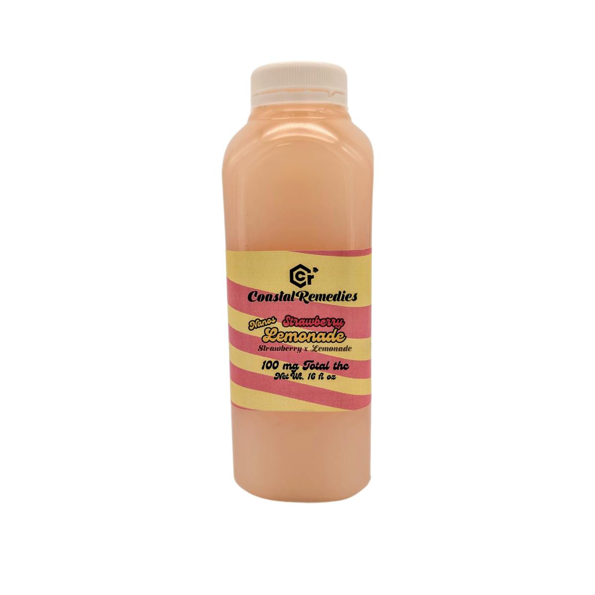 100mg Strawberry Lemonade Nano Drink | Coastal Remedies at Lake Smoke Farm