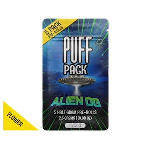 PUFF - Alien OG - 5pk Pre-rolls (Puff)