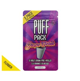 Grape Drink - indica - 5 pack pre-rolls - 2.5 gram