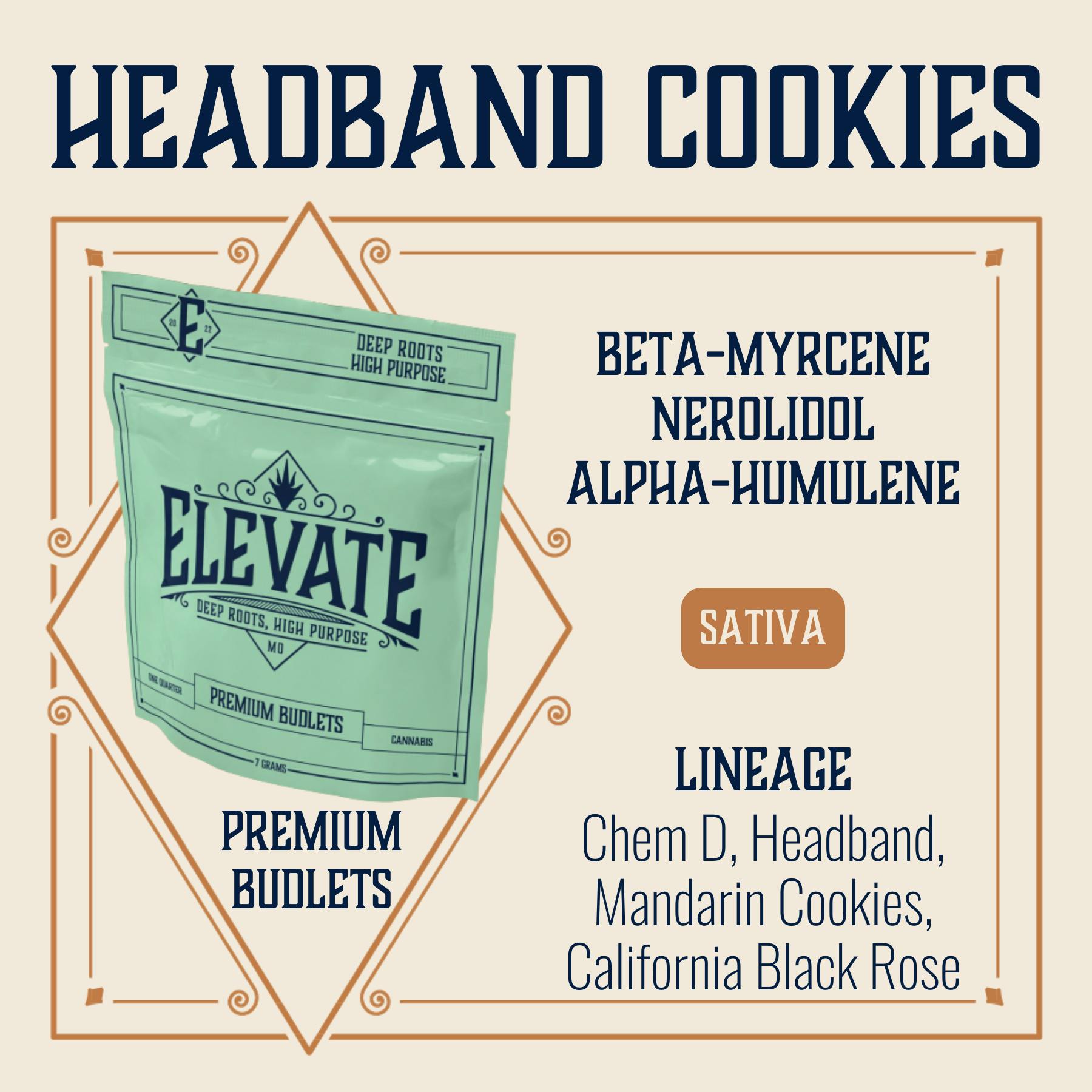 Headband Cookies - 7g Budlets by Elevate Missouri