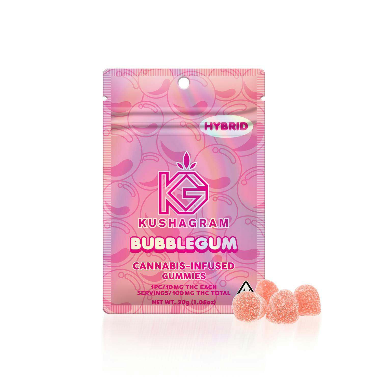 KUSHAGRAM: Bubblegum Gummies - 100mg