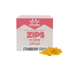 Zips By Crown Strawberry Cough Sugar 1g