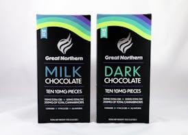 Great Northern Cannabis 100mg Dark Chocolate Bar (Sativa) 1:1 THC:CBD