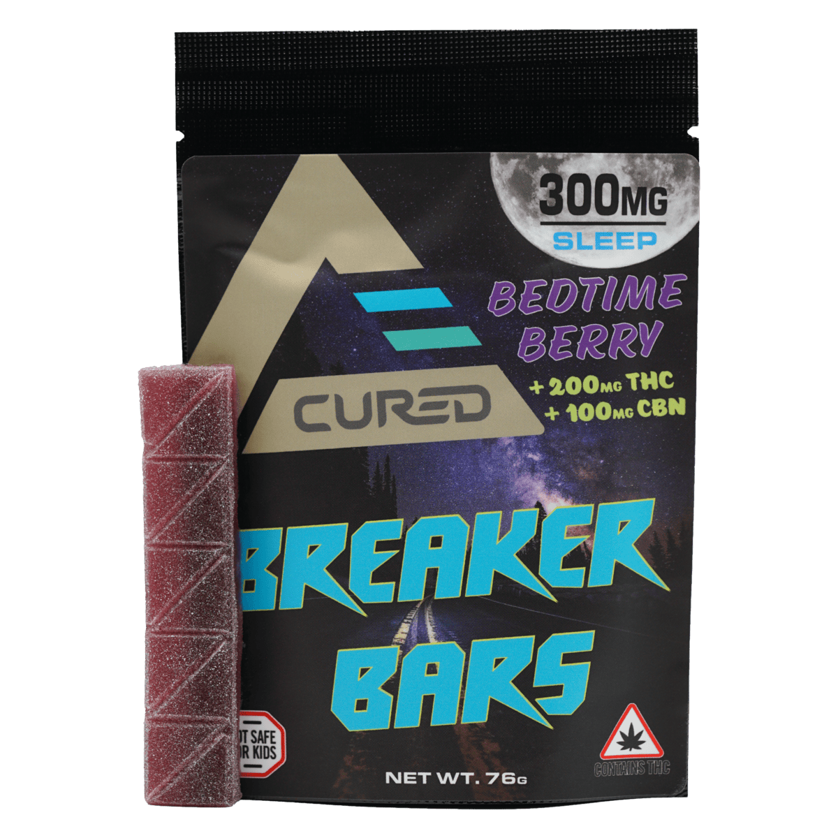 Sleep - 2:1 CBN Bedtime Berry Breaker Bars by Cured
