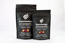 Great Northern Cannabis 30mg Passion Fruit Gum Drops (Sativa) 1:1 THC:CBD