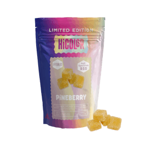 HiCOLOR | Edible| Gummies - Pineberry (RSO) | 100mg, 10