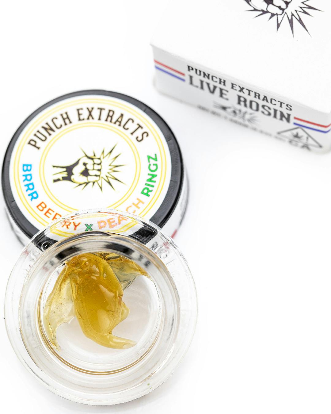 Punch Edibles & Extracts Punch Live Rosin Brrr Berry x Peach Ringz
