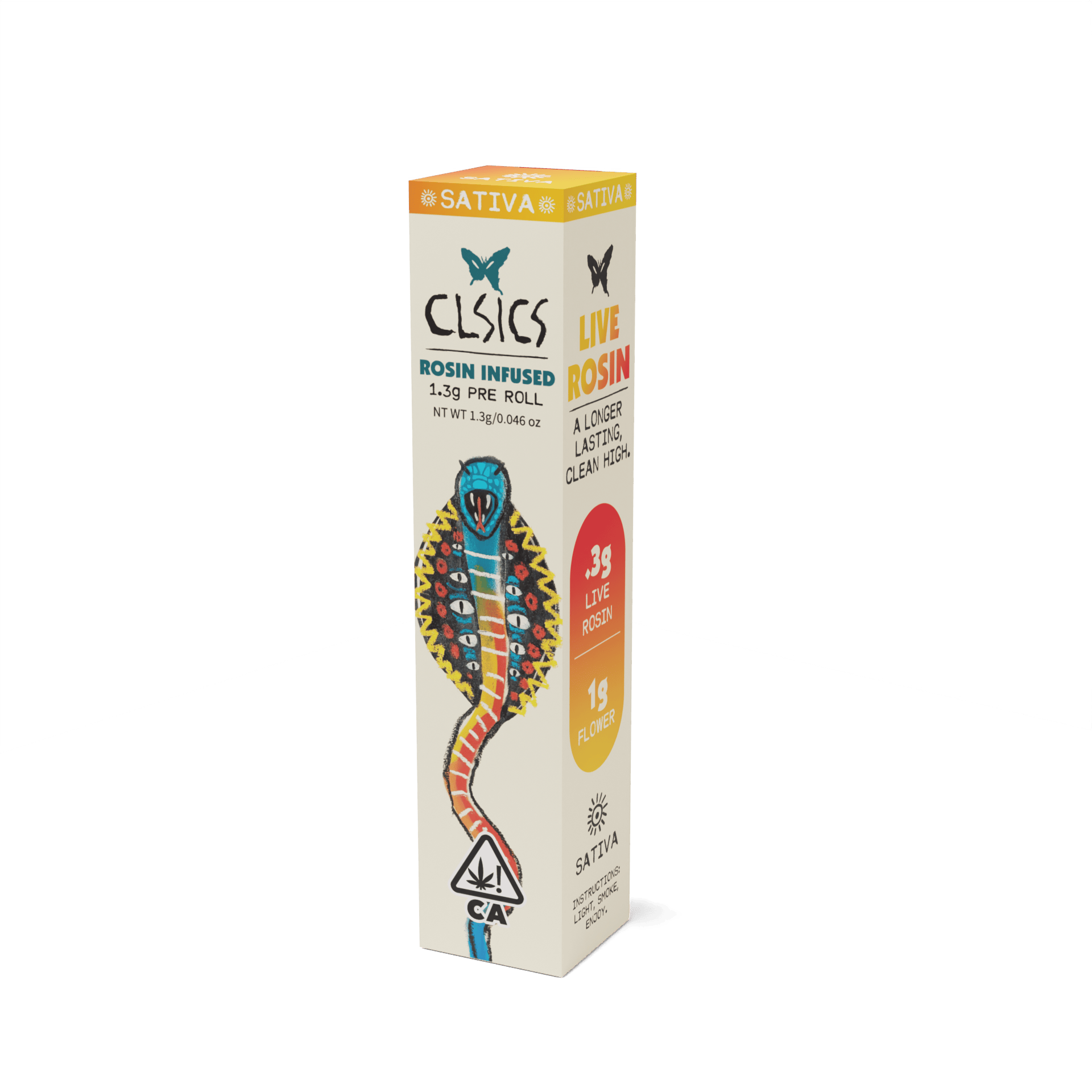 CLSICS - Crescendo/Tropicana Cherry - Rosin Infused Joint - 1.3g