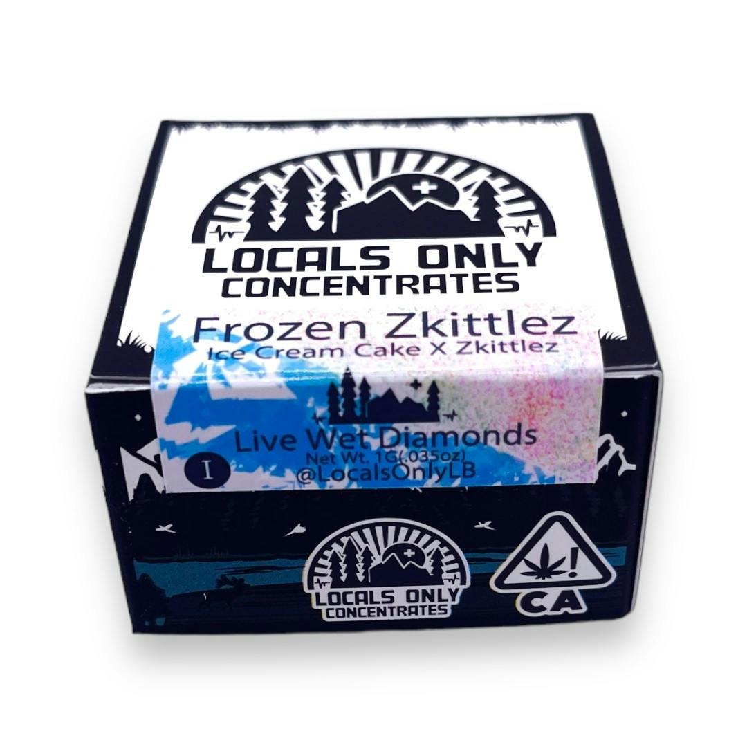 Frozen Zkittlez Live Wet Diamonds - Locals Only Concentrates
