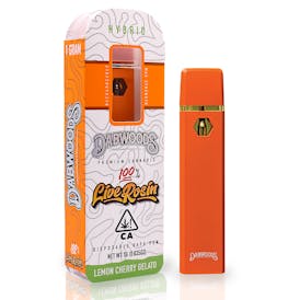 VAPE- ALL IN ONE DEVICE LIVE ROSIN LEMON CHERRY GELATO 1G