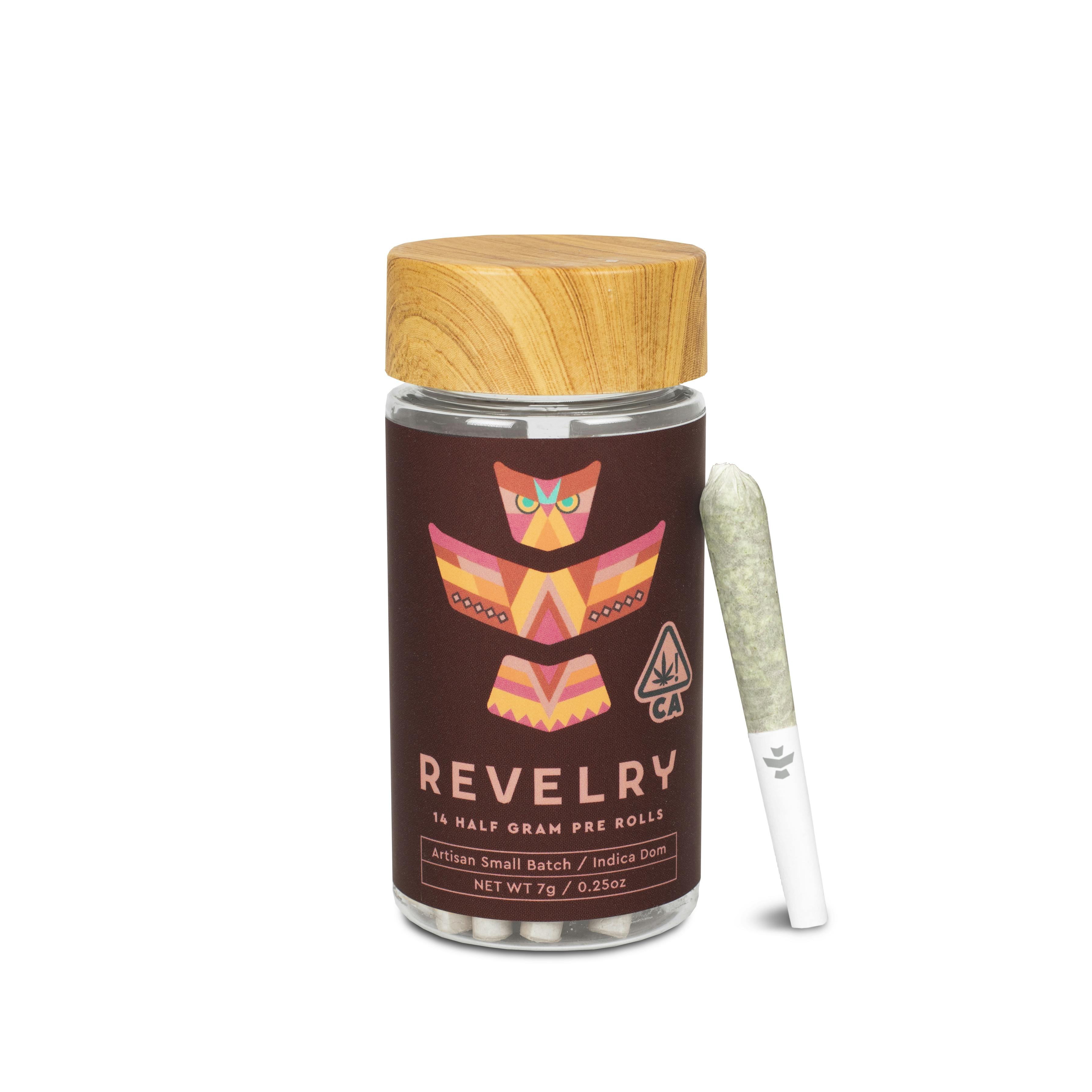Revelry Herb Co Fuel The Fire Indica Pre Roll 14pk (7g) Weedmaps