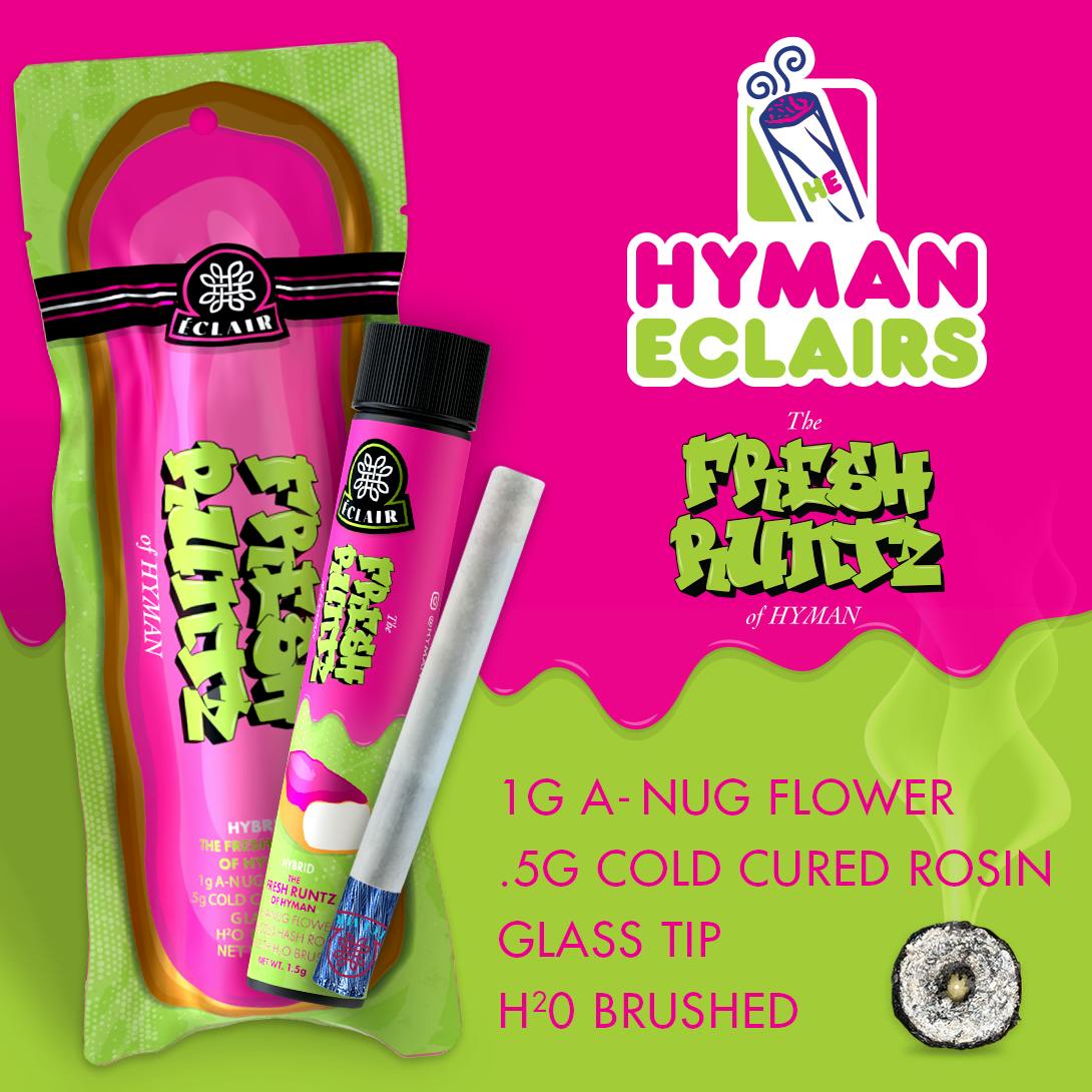 Fresh Runtz of HYMAN | 1.5G Eclair Handcraft | HYMAN | REC