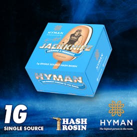 JACKKNIFE | 1G Single Source Hash Rosin | HYMAN | MED