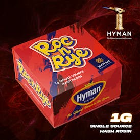 Roc N Rye | 1G Single Source Hash Rosin | HYMAN | REC