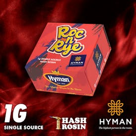 Roc N Rye | 1G Single Source Hash Rosin | HYMAN | REC