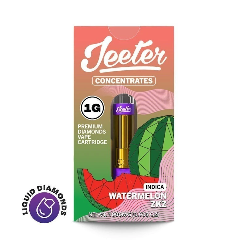 Jeeter Watermelon ZKZ · Premium Diamonds Cartridge · 1g, Cartridges