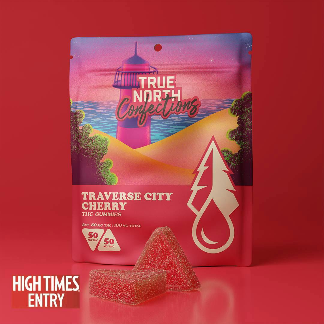 True North | Traverse City Cherry Gummies | 100mg | 2ct | 50mg/ea by True North Collective MI