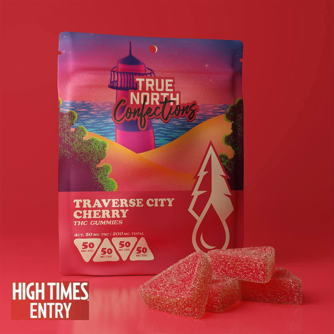 True North | Traverse City Cherry Gummies | 200mg | 4ct | 50mg/ea
