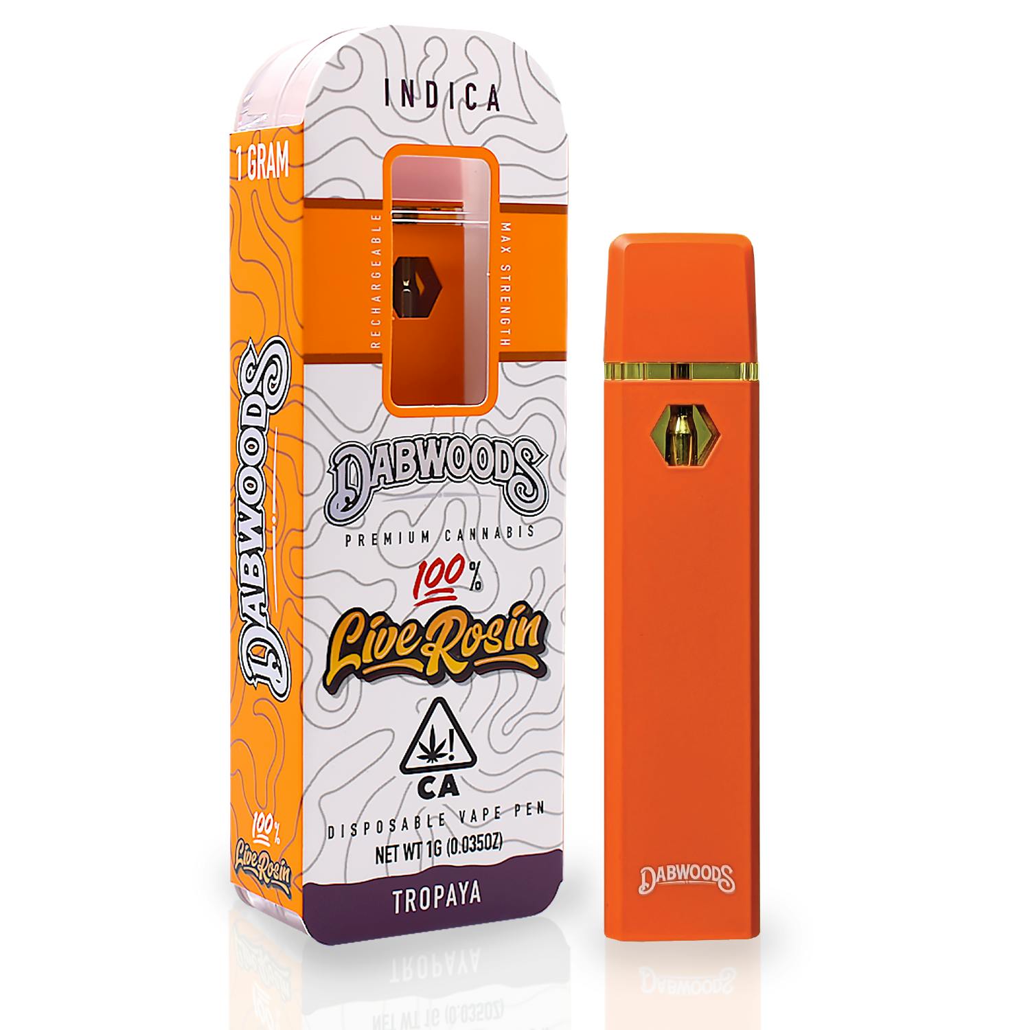 Dabwoods Live Rosin Tropaya Disposable Pen Dabwoods