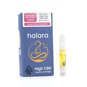 HALARA - Strawnana Smoothie - 3:1 CBD:THC - 1g - Halara