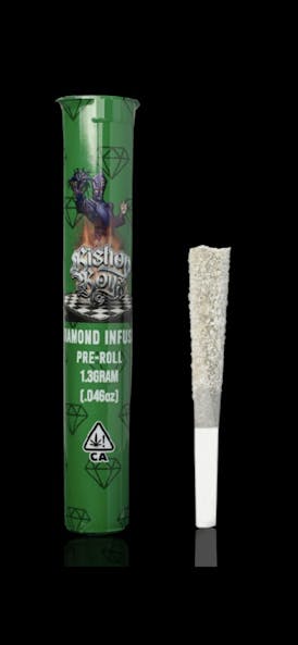 Bishop Boyz Orange Crush Double Diamond Infused 1.3g Preroll