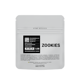 - ZOOKIES - 3.5G White Label Mylar