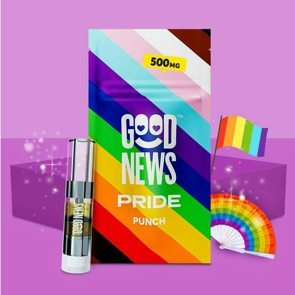 how to use good news disposable vape pen Pride Punch | Cartridge | 1g Size:Large (6