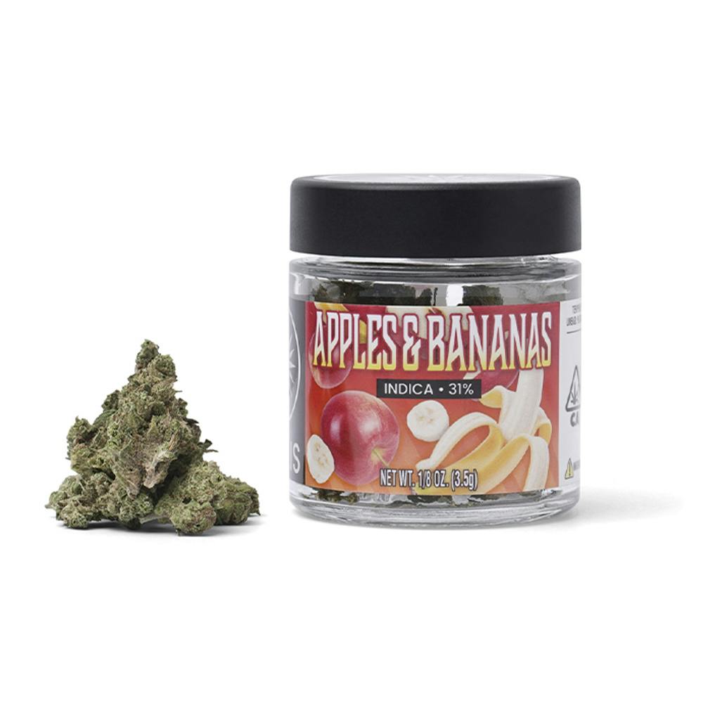 Apples & Bananas Jarred Flower (3.5) Indica Solis