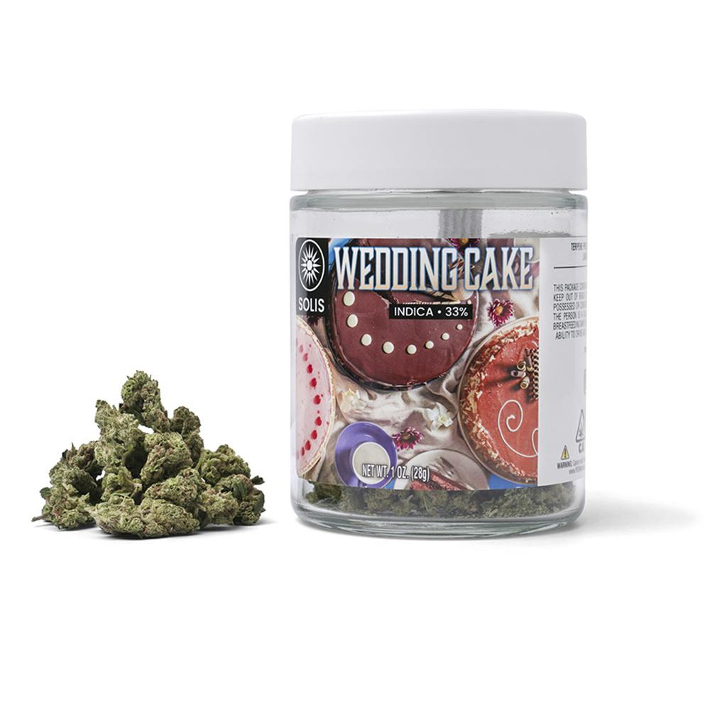 Wedding Cake Jarred Flower (28G) Indica Solis