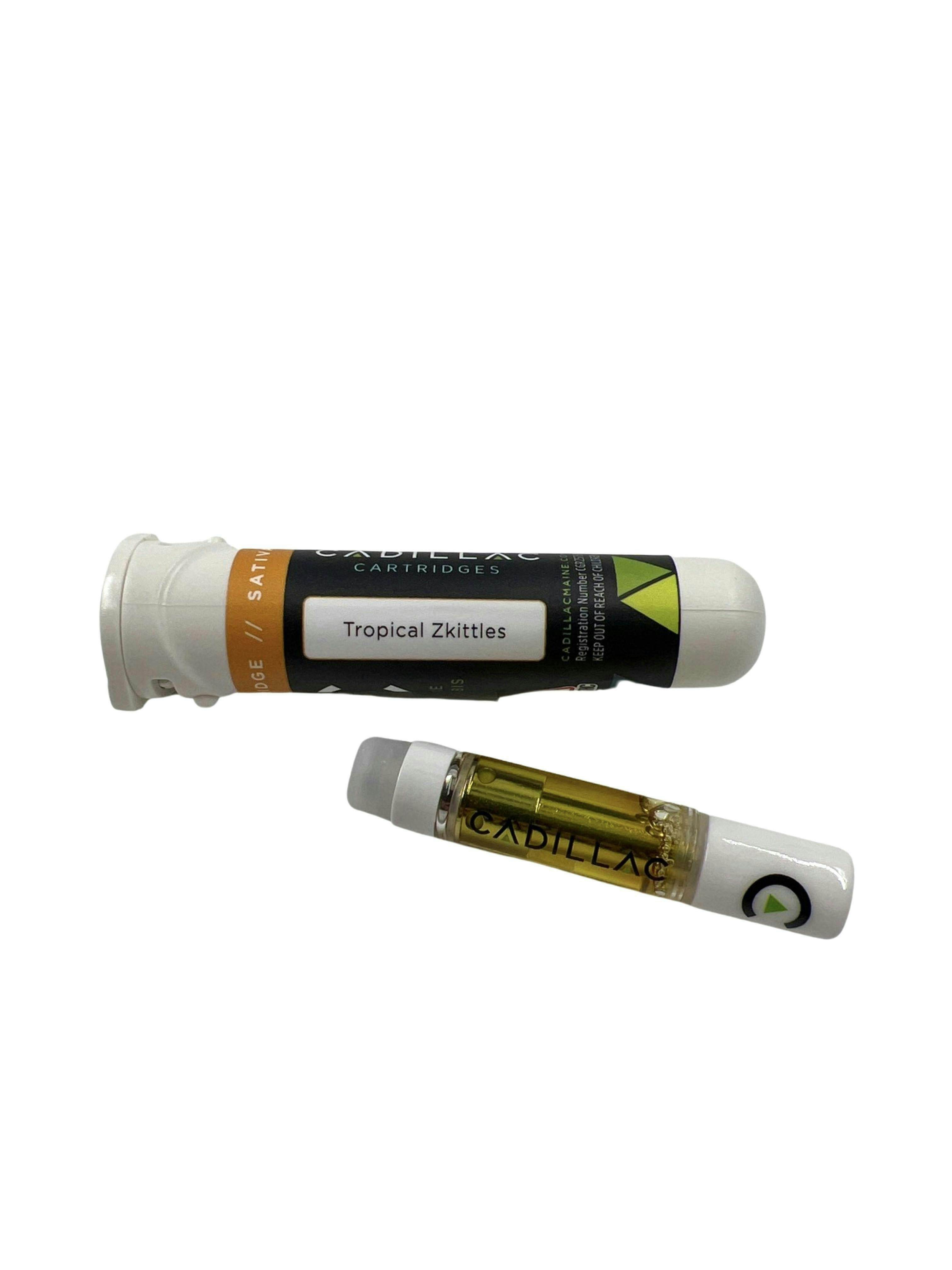 Tropical Zkittlez 1g Distillate Cartridge - Cadillac Cartridges