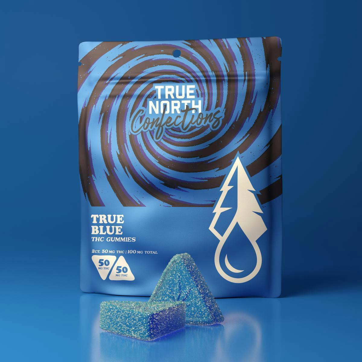 True North Collective | True Blue Gummies | 100mg | 2ct | 50mg/ea by True North Collective MI