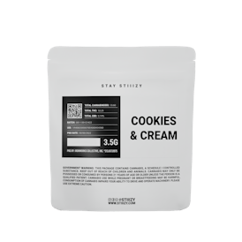 - COOKIES & CREAM - 3.5G White Label Mylar