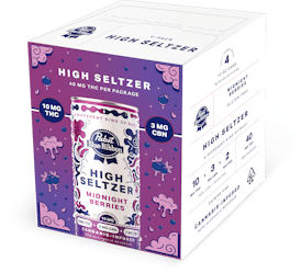 PABST | PBR - MIDNIGHT BERRIES | 10mg THC + 3mg CBN + 2mg CBD | 4 Pack