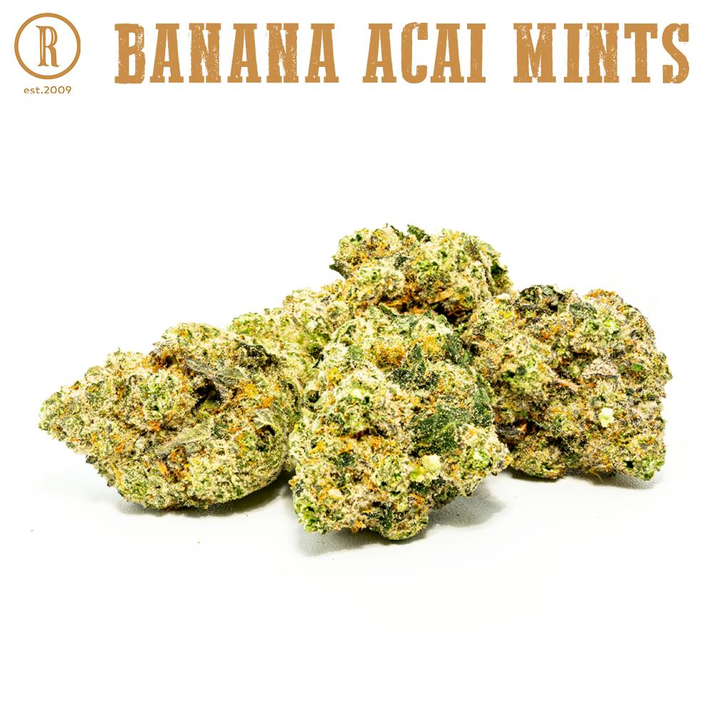 Banana Acai Mints Flower Redemption