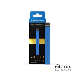 MITTEN EXTRACTS - Mitten Extracts + Plus Disposable Blueberry Banger 1g (Sativa)